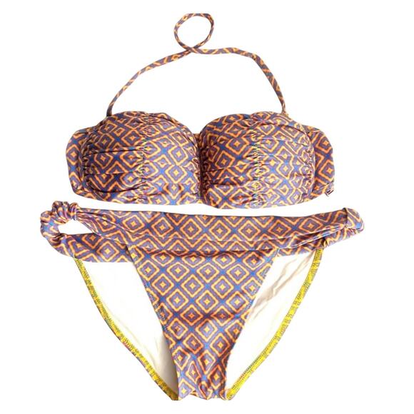 Koral Other - Koral Swimwear Multicolor Halter Bandeau 2-Piece Bikini Set M/L